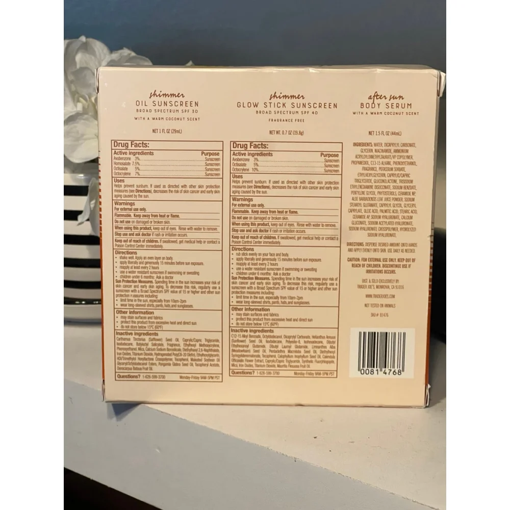 New Trader Joe's Glow Anywhere Sun Care Kit